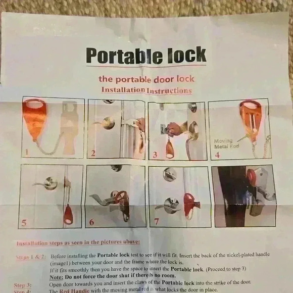 Portable Lock - Picture 2 of 2